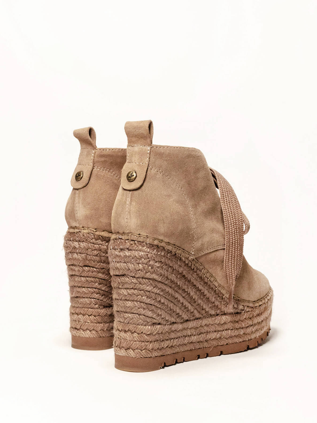 Nogal High Wedge Taupe