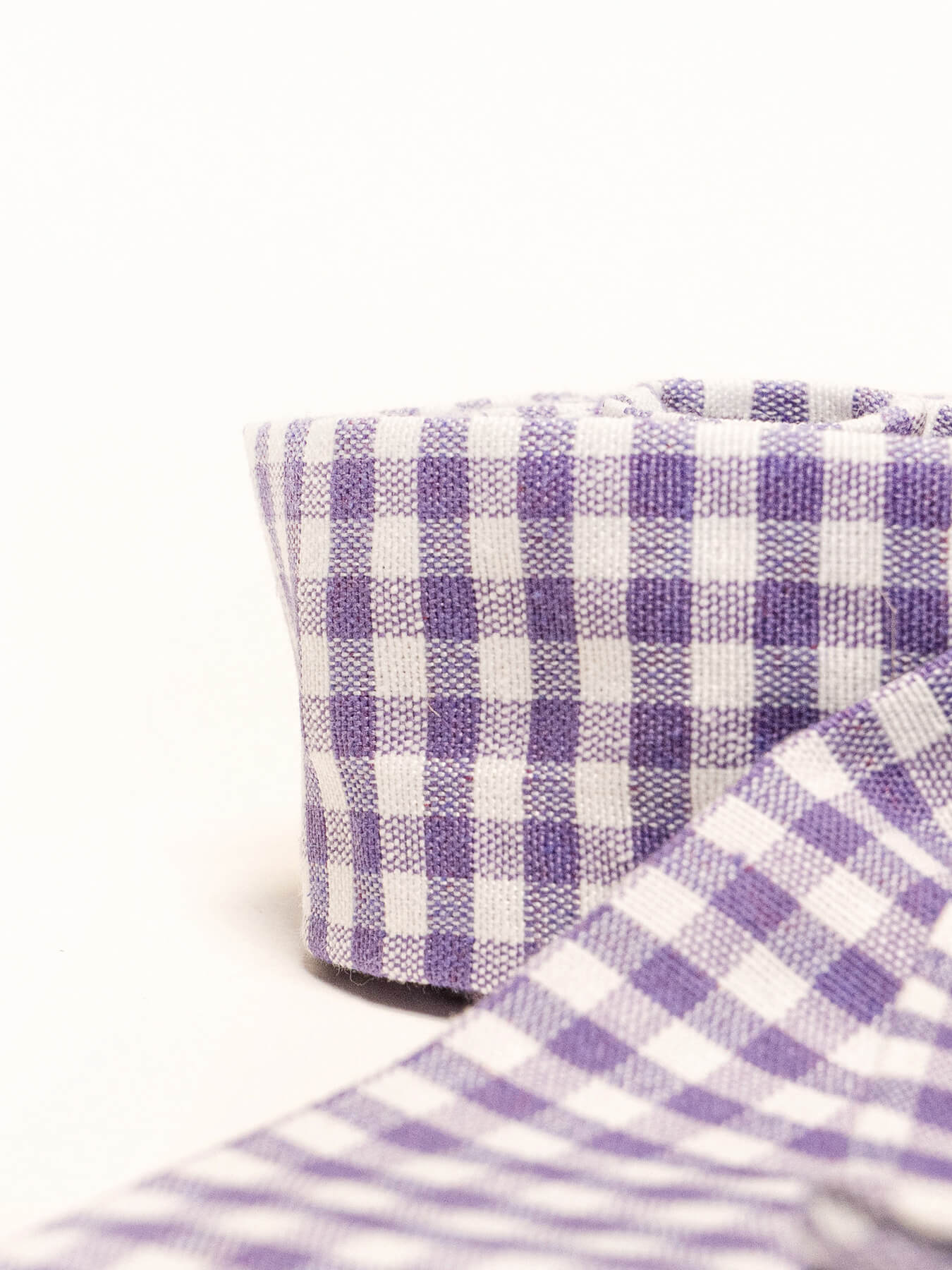 Combinaison Romero et Foulard Vichy Lilas