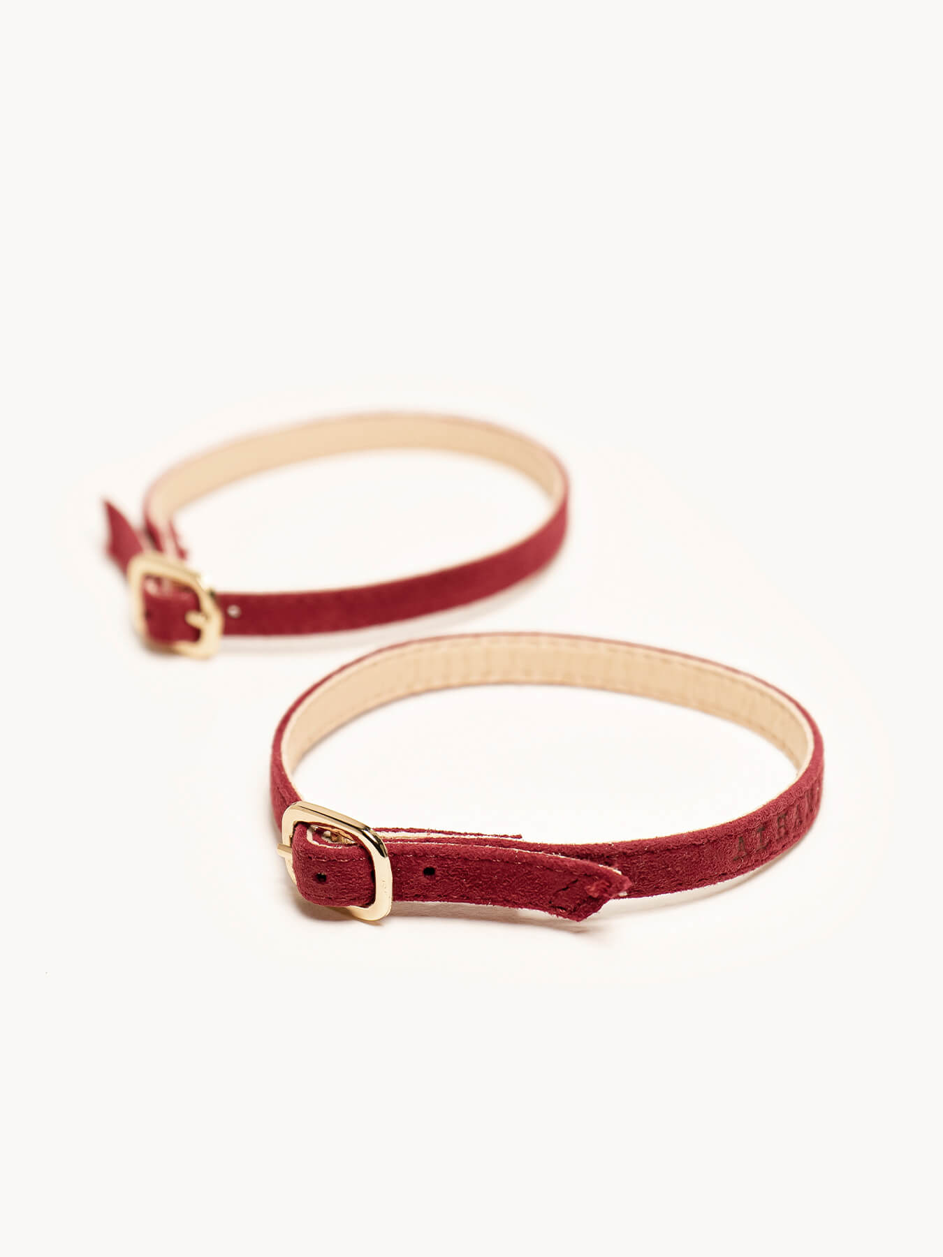 Pulseira Camurça Grená