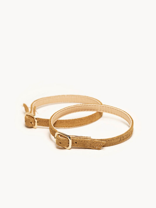 Pulsera Serraje Marrón Claro