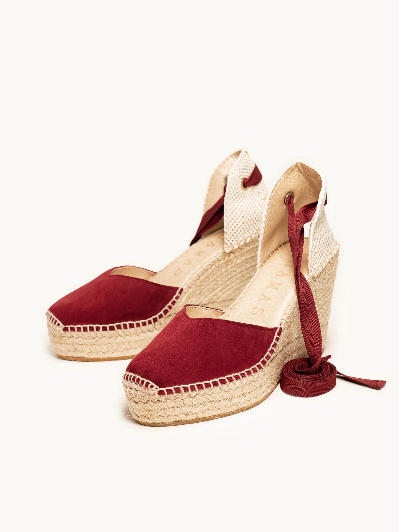 Romero Cuña Alta Ante Granate Claro