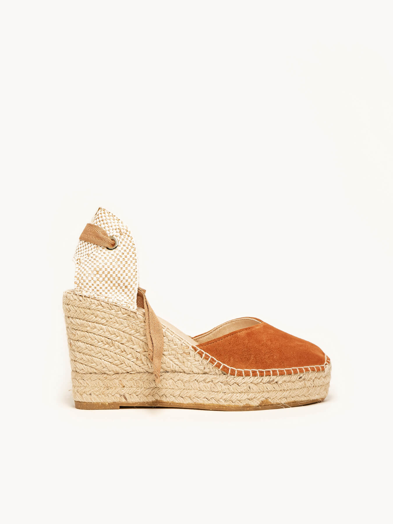 Romero 10 cm Wedge Suede Brown