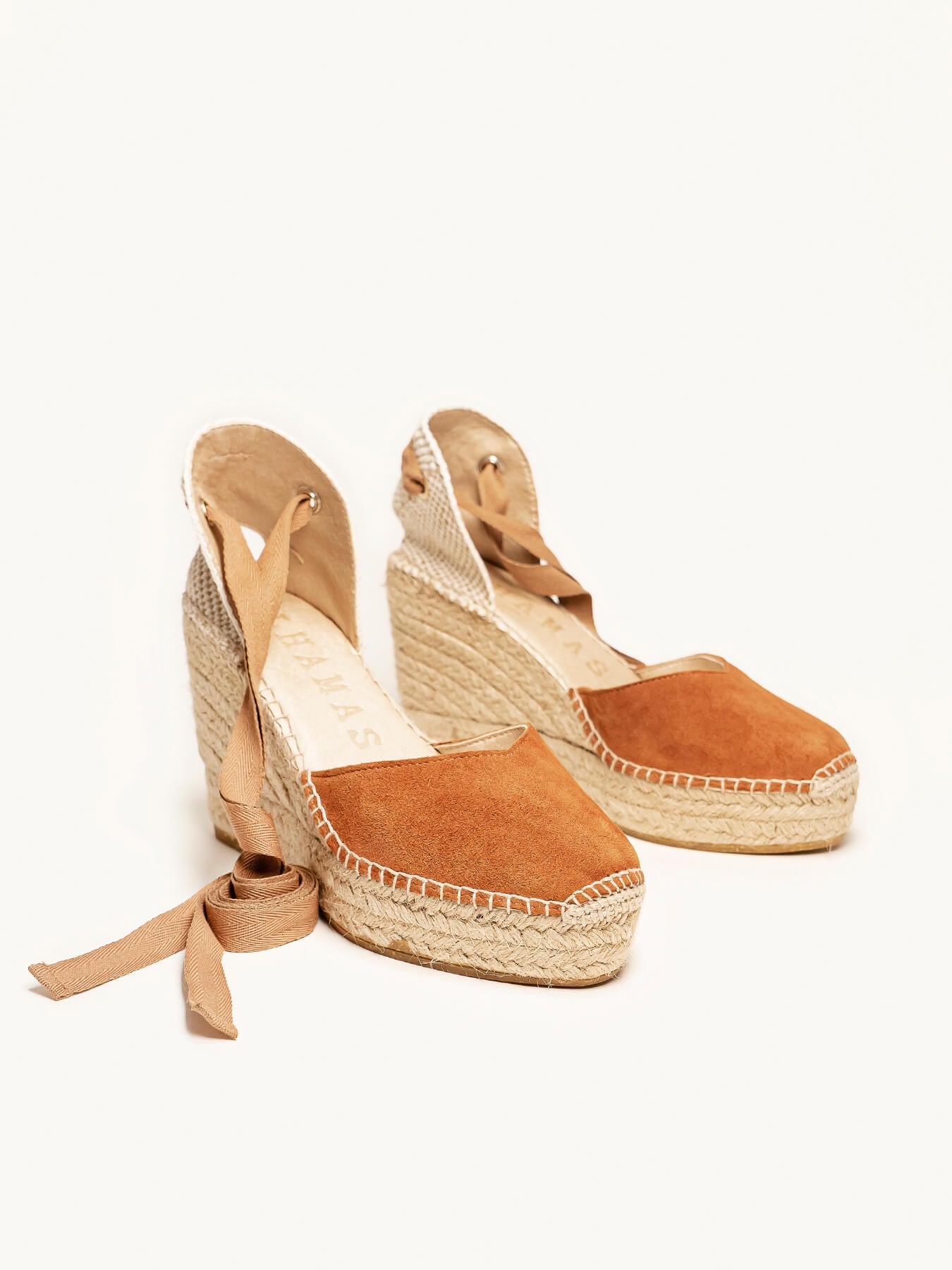 Romero 10 cm Wedge Suede Brown