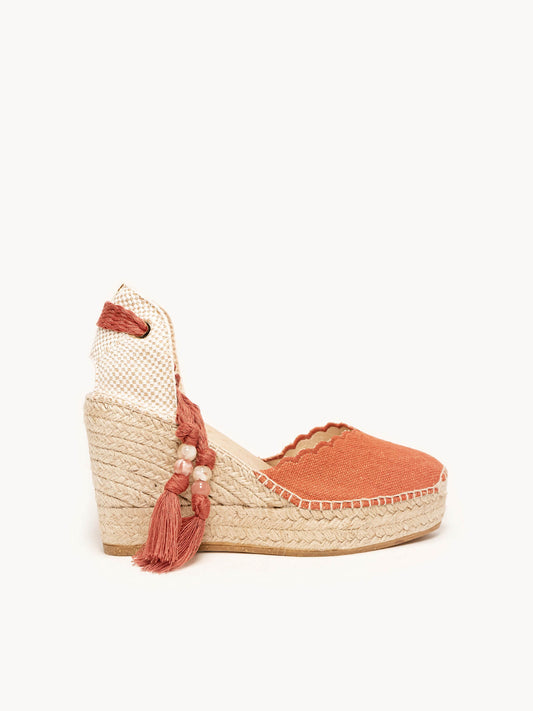 Romero Cuña Alta Lino Naranja