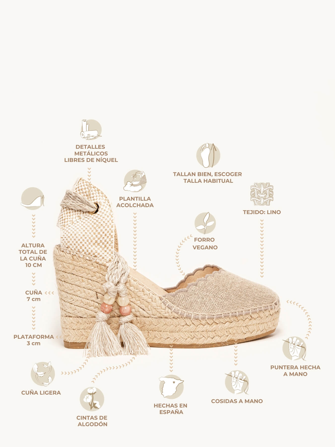 Romero Cuña Alta Lino Piedra