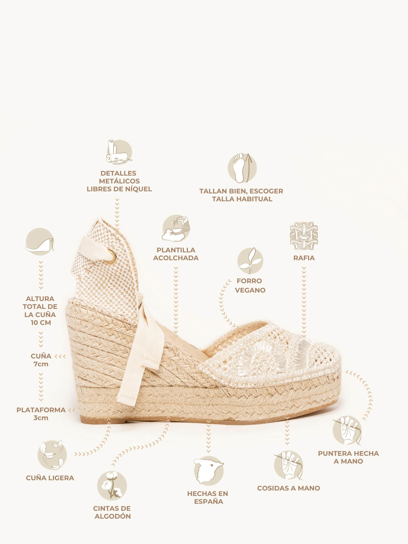 Romero Cuña Alta Rafia Africa Crudo