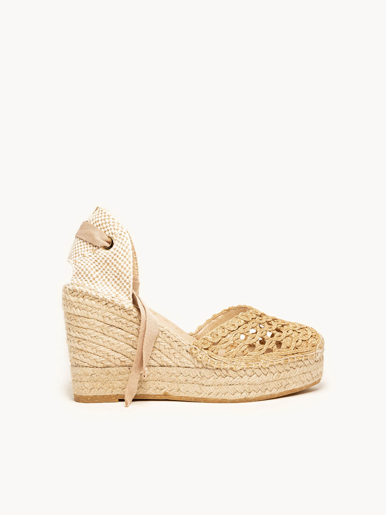 Romero 10 cm Wedge Raffia Natural