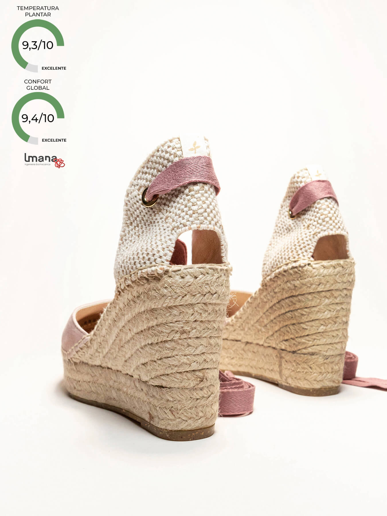 Romero High Wedge Light Pink