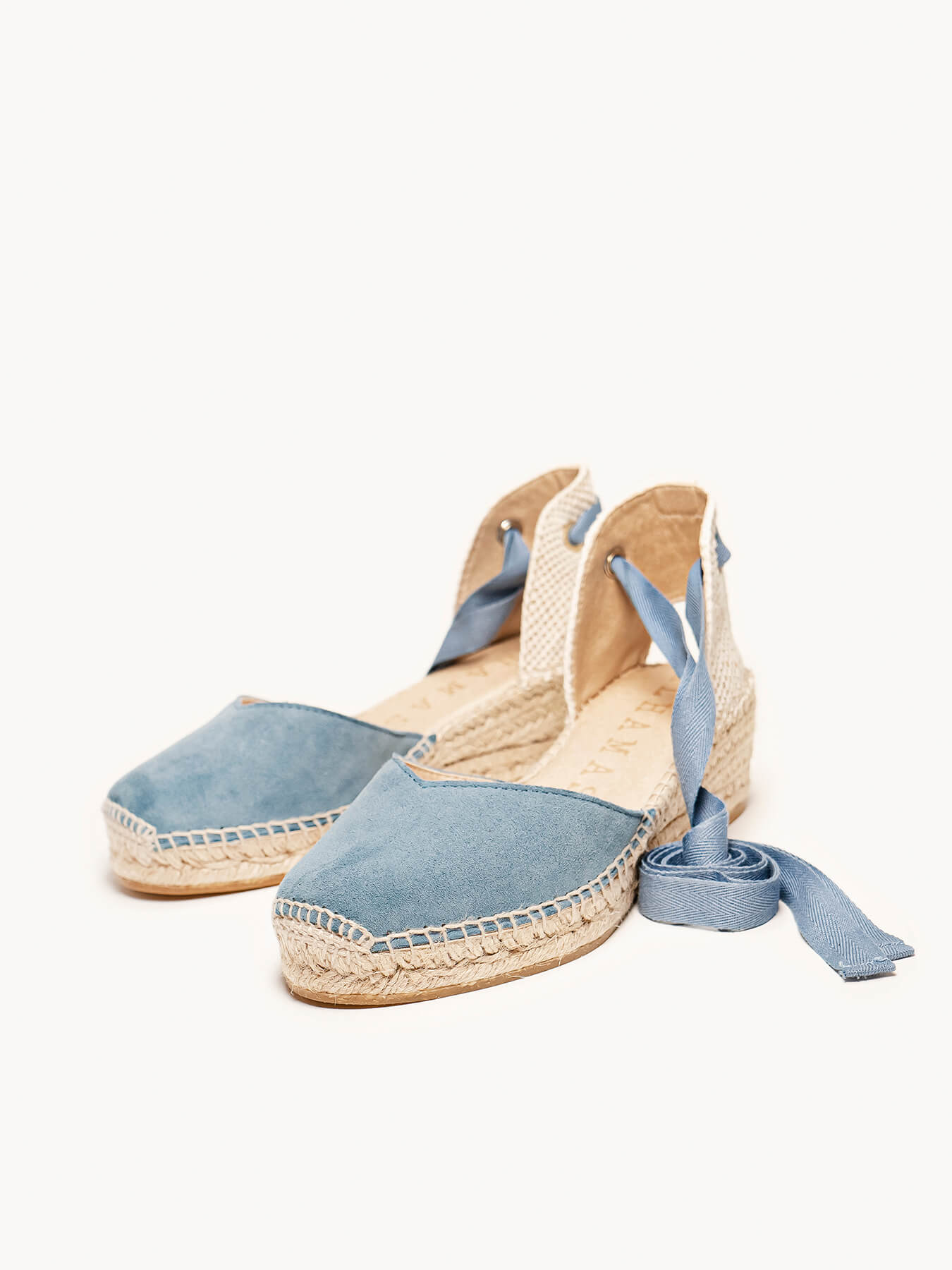 Romero Cuña Baja Ante Azul Jeans