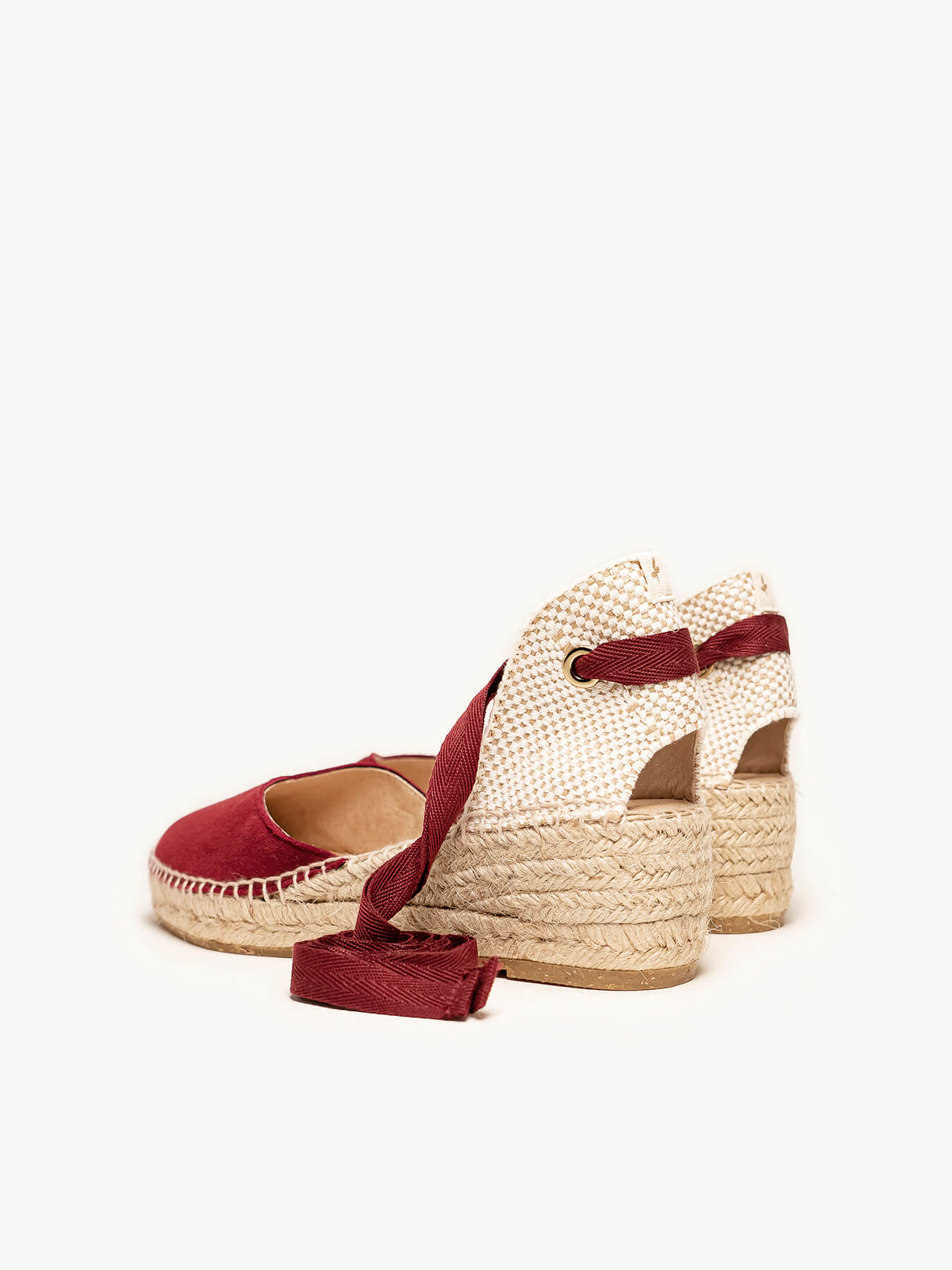 Romero Cuña Baja Ante Granate Claro