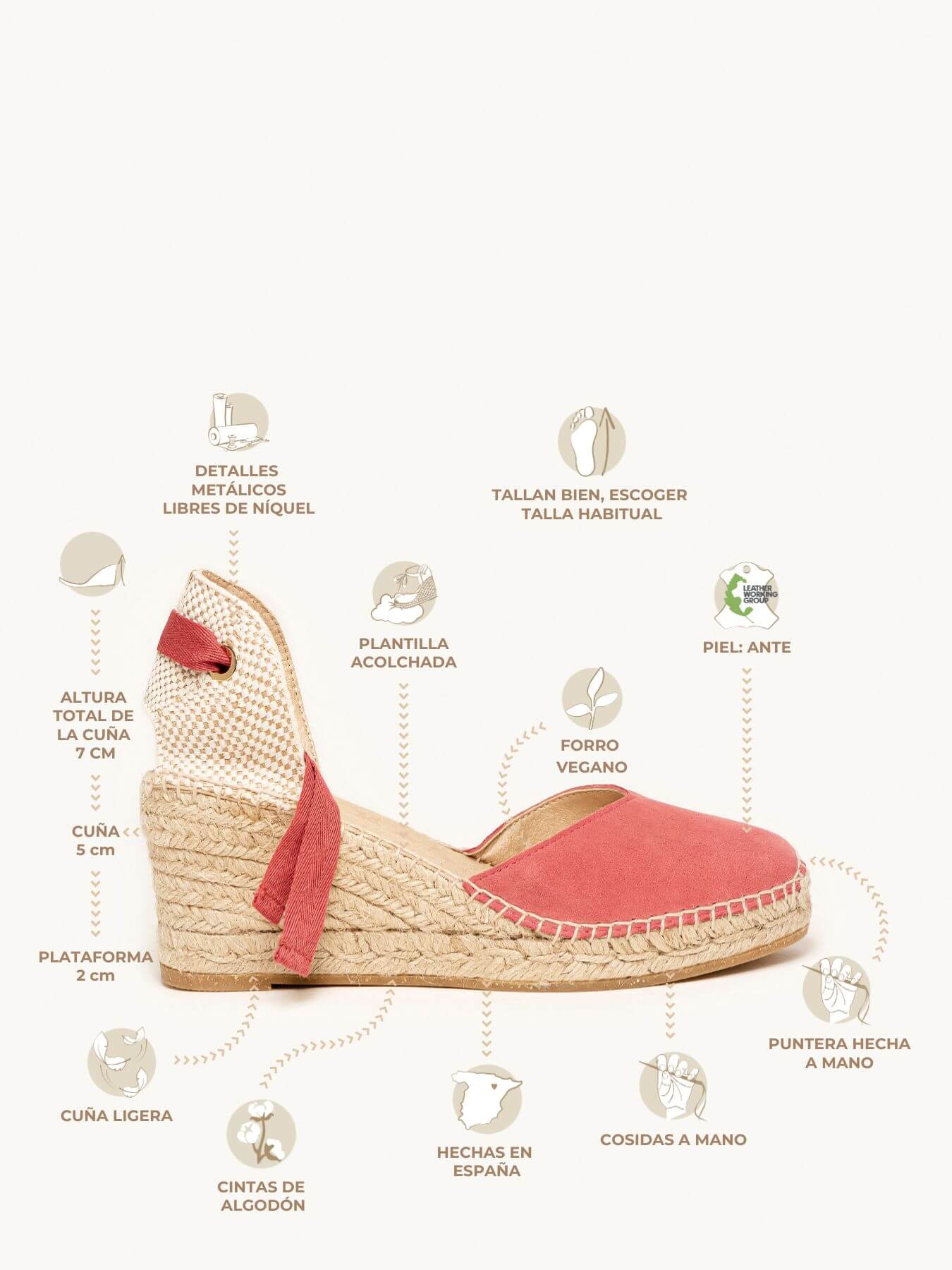 Romero Cuña Media Ante Rosa Oscuro