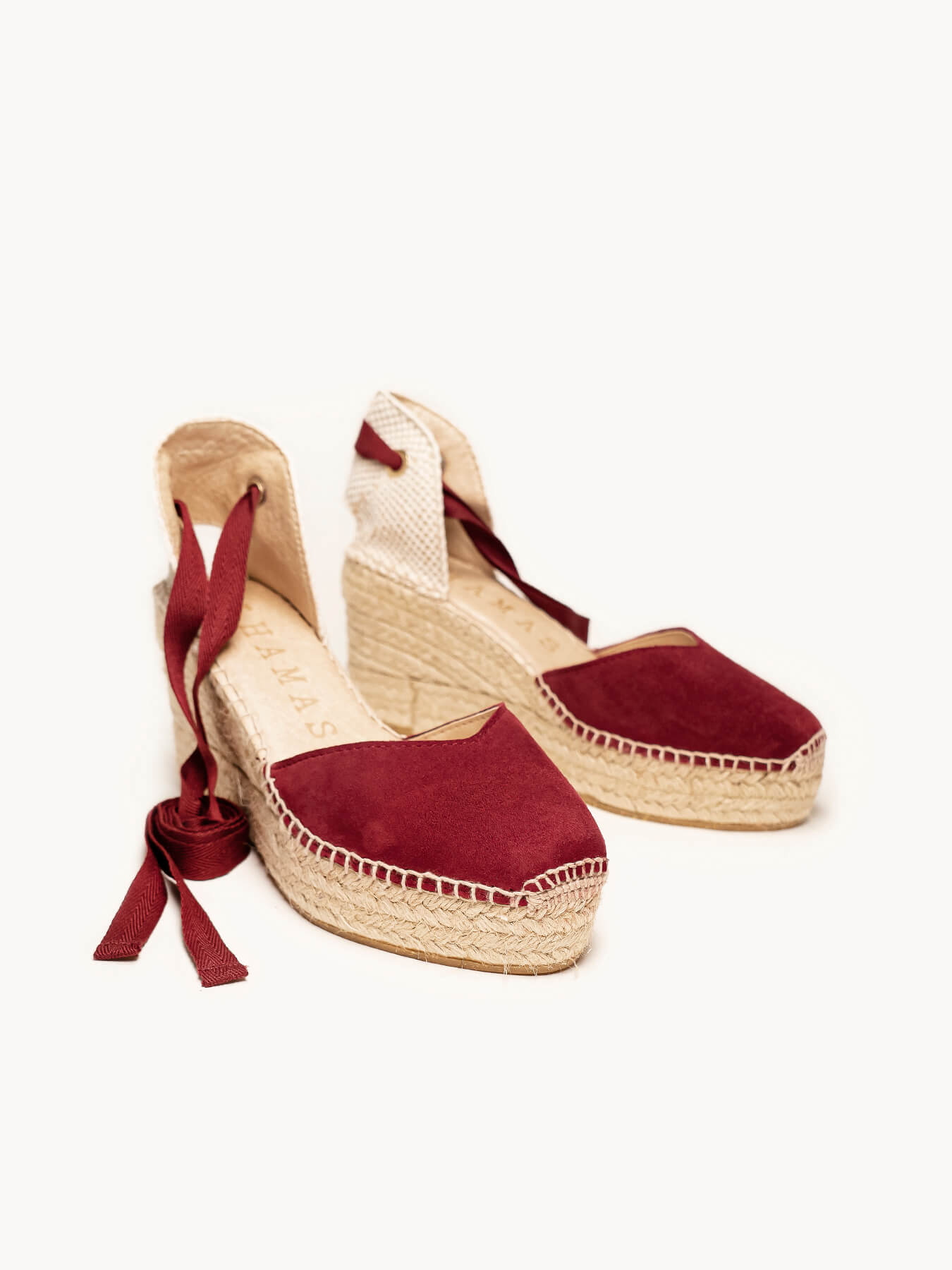 Romero Cuña Media Plataforma Ante Granate Claro