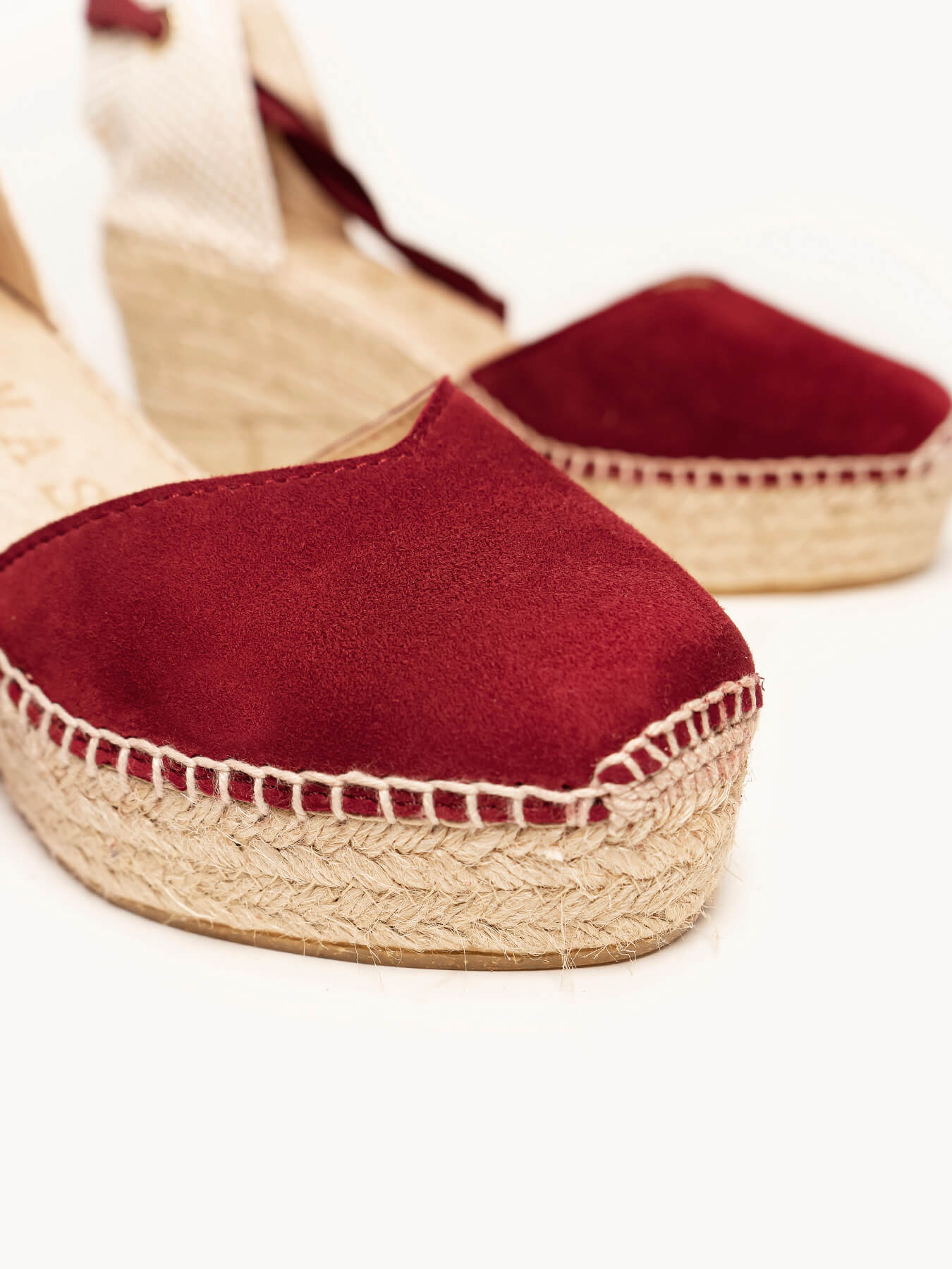 Romero Cuña Media Plataforma Ante Granate Claro