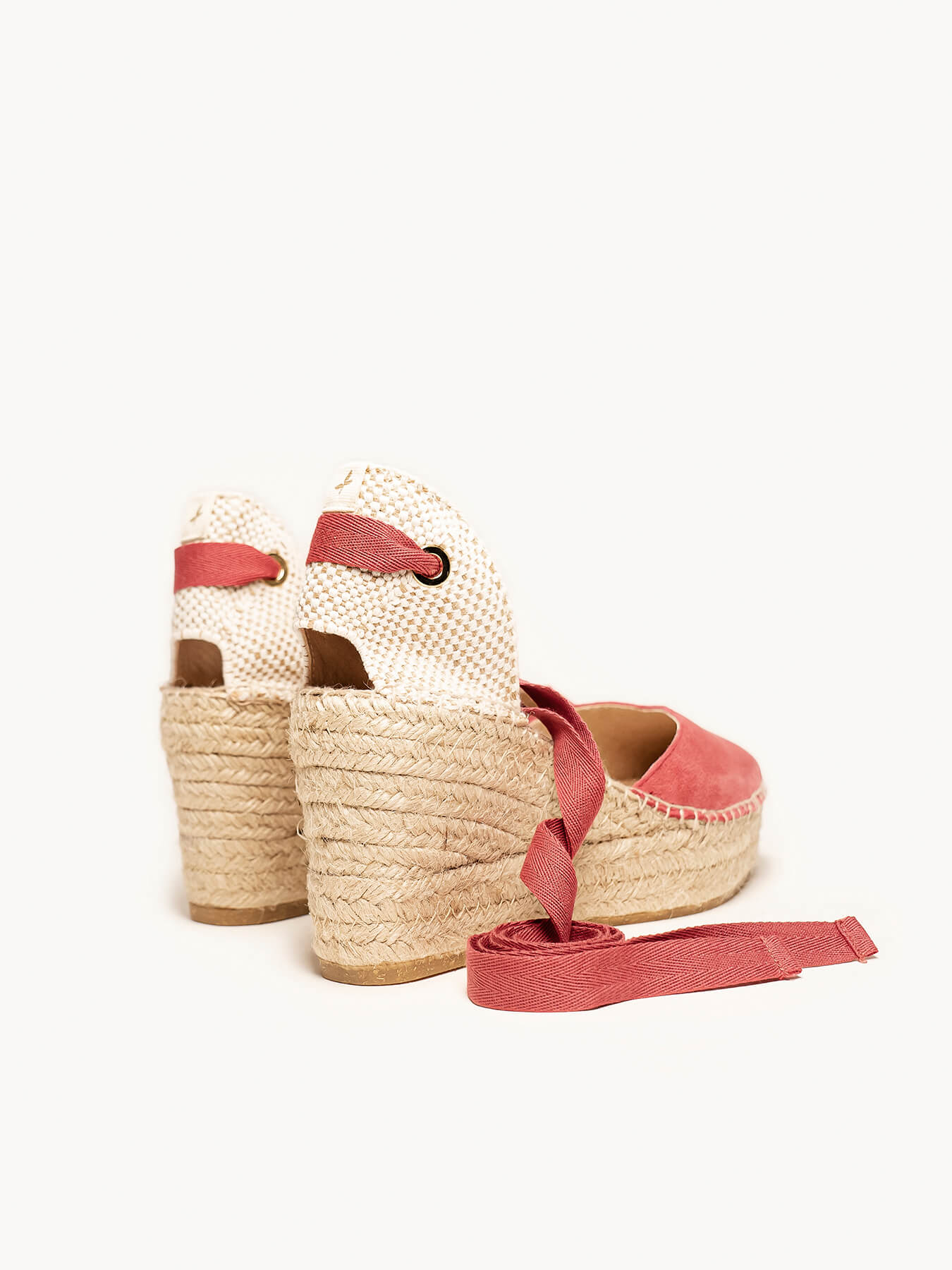 Romero Cuña Media Pataforma Ante Rosa Oscuro