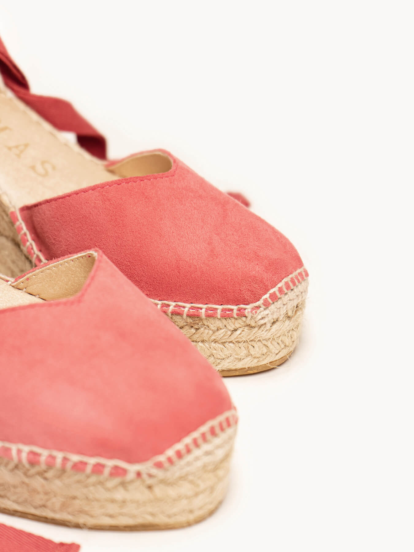 Romero Cuña Media Pataforma Ante Rosa Oscuro