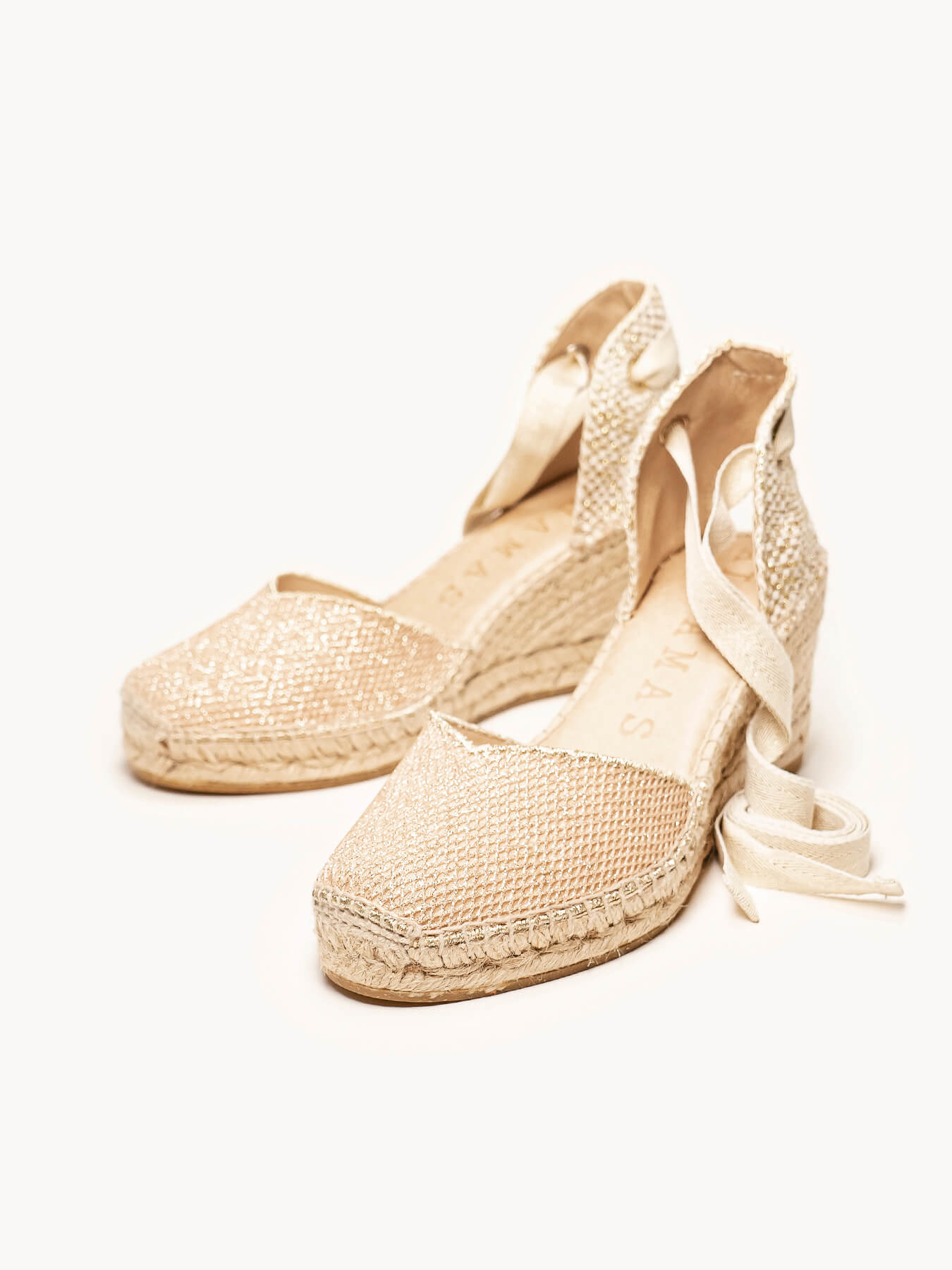 Romero Cuña Media Rejilla Brillo Oro