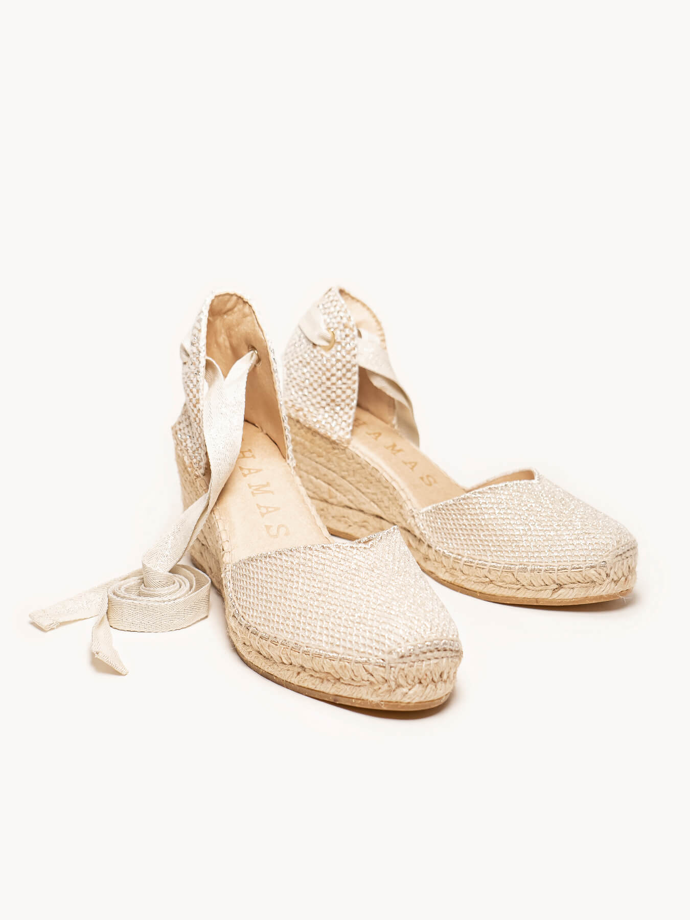 Romero Cuña Media Rejilla Brillo Plata