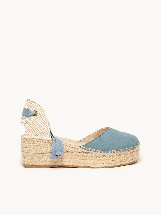 Romero Plataforma Ante  Azul Jeans