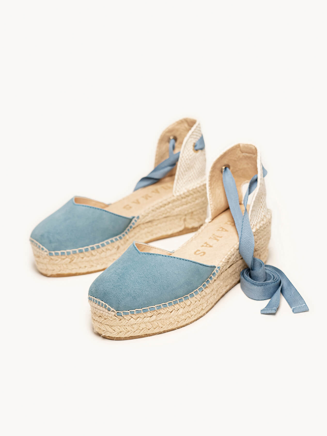 Romero Plataforma Ante  Azul Jeans