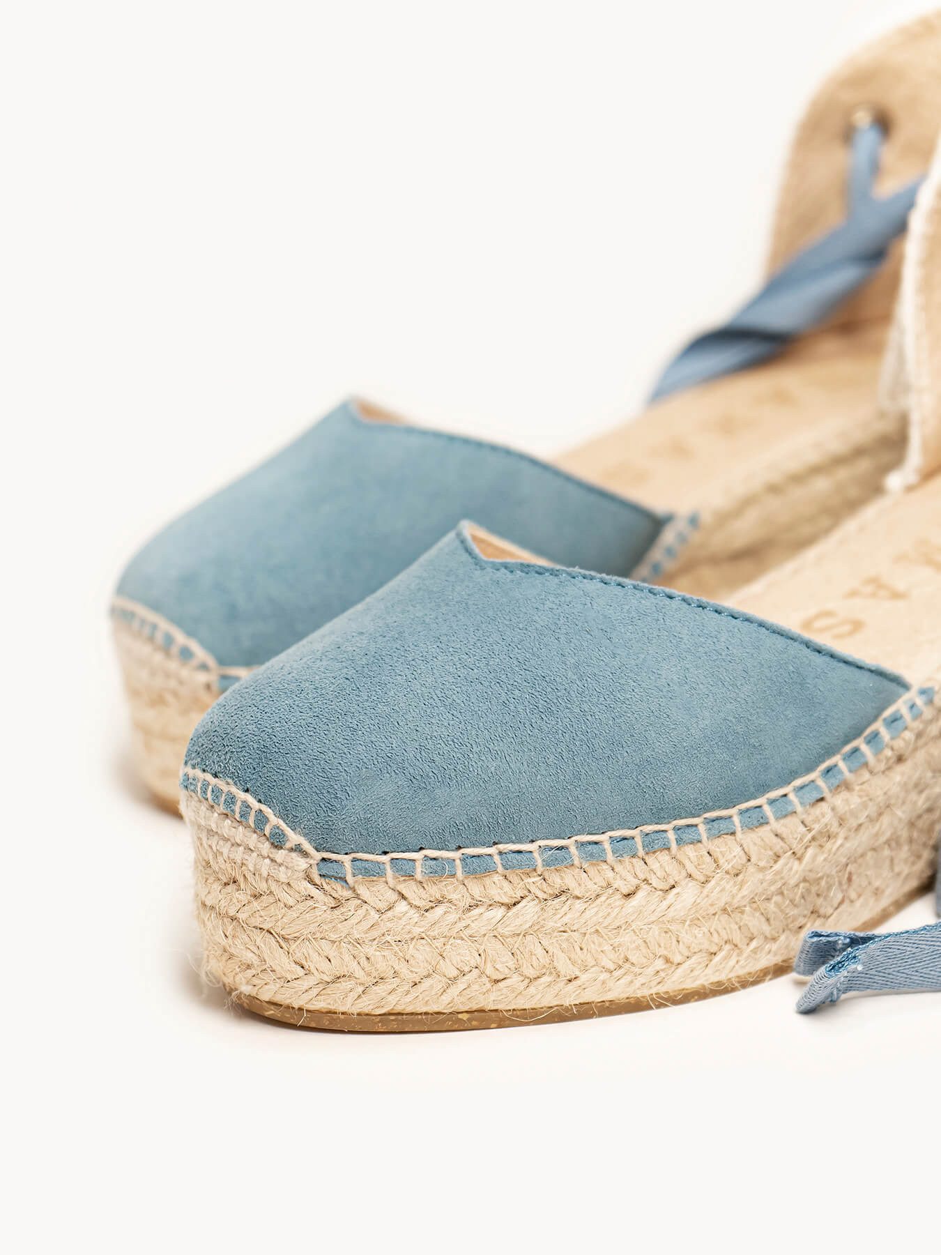 Romero Plataforma Ante  Azul Jeans